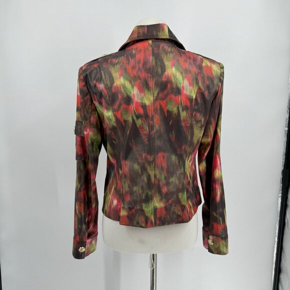 Insight New York Womens Vegan Leather Moto Jacket Size 8 - Picture 2 of 11